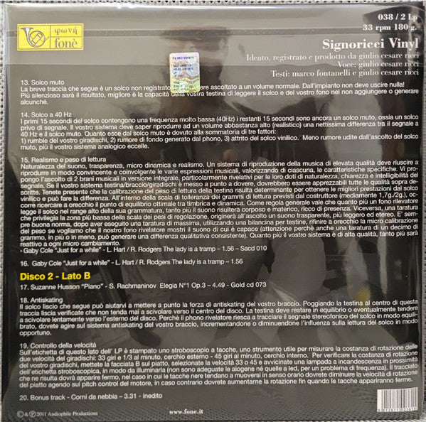 Release: LP Test-Vinyl-Italy-2023-038-29967226