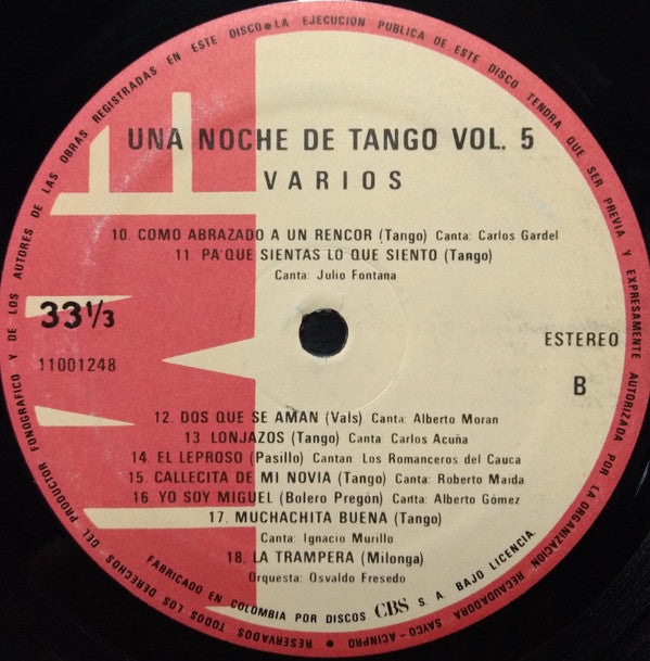 Una Noche De Tango Vol. 5