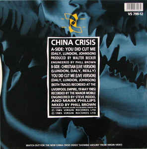 Release: Unknown Release-Vinyl-UK-1985-VS 799-12-15270609