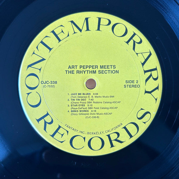 Art Pepper Meets The Rhythm Section