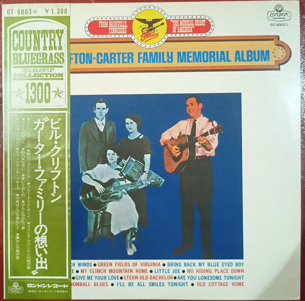 Master Release: Carter Family Memorial Album by Bill Clifton