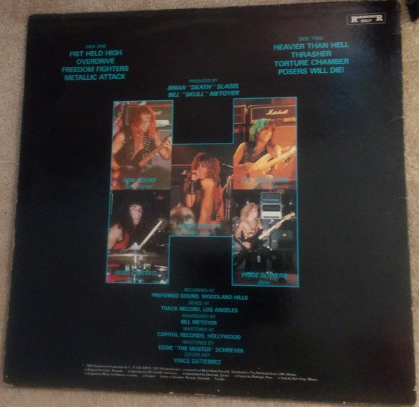 Release: Fist Held High-Vinyl-Europe-1984-RR 9807-14499503