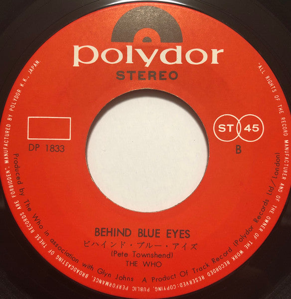 Let's See Action / Behind Blue Eyes