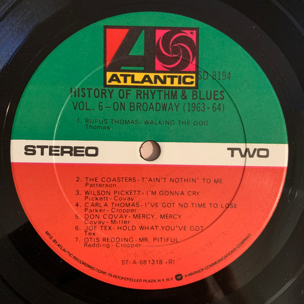 History Of Rhythm & Blues  Volume 6  On Broadway 1963-64