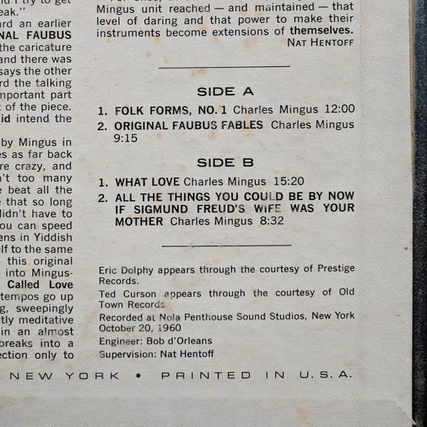 Presents Charles Mingus