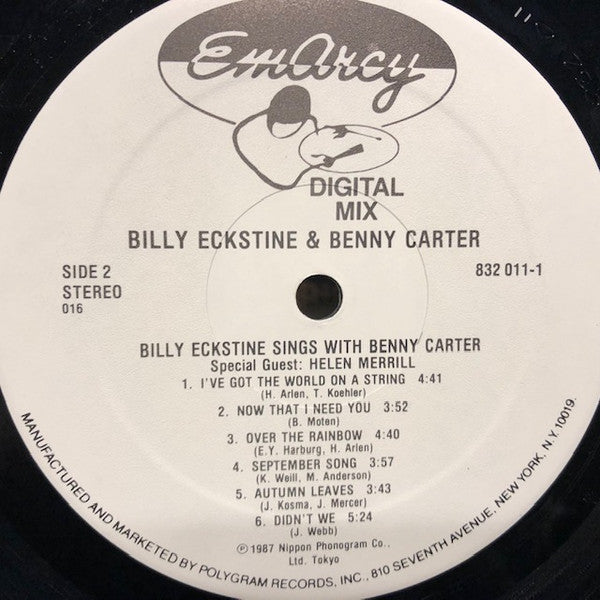 Billy Eckstine Sings With Benny Carter