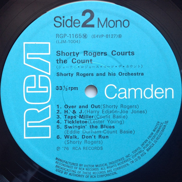 Shorty Rogers Courts The Count = ショーティ・ロジャース・コーツ・ザ・カウント