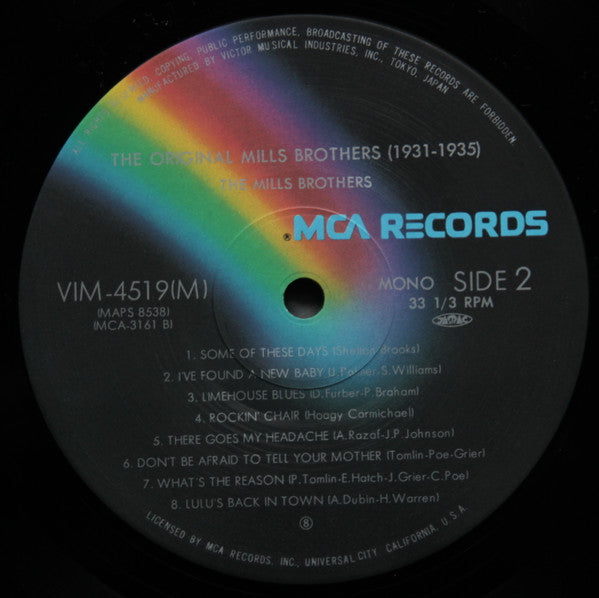 The Original Mills Brothers (1931-1935)