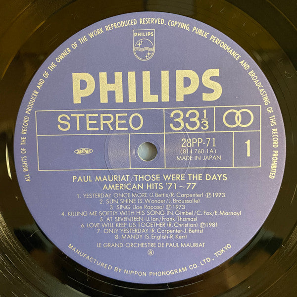 Those Were The Days American Hits '71-'77