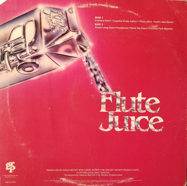 Release: Flute Juice-Vinyl-US-1983-GRP-A-1004-12609122