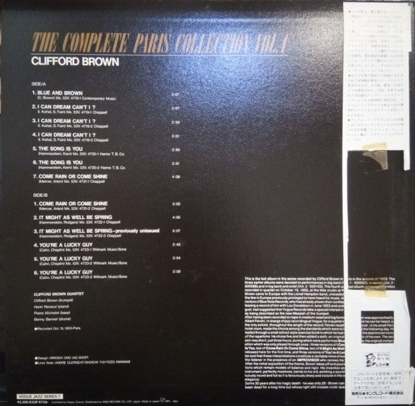 Release: The Complete Paris Collection Vol. 4-Vinyl-Japan-1984-K23P 6738-13356646