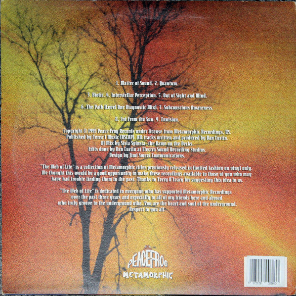 Release: The Web Of Life-Vinyl-UK-1995-PF038-4852