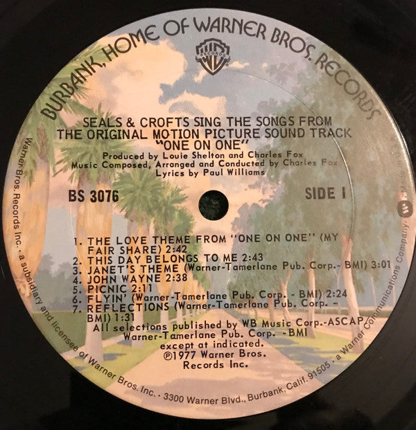 Release: Seals & Crofts Sing The Songs From The Original Motion Picture Sound Track "One On One"-Vinyl-US-1977-BS 3076-18211204