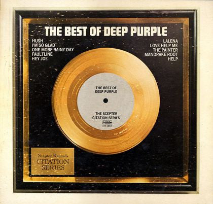 Release: The Best Of Deep Purple-Vinyl-US-1974-CTN 18010-29627536
