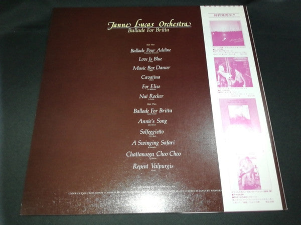 Master Release: Ballade For Britta by Janne Lucas Band