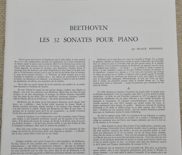 Master Release: Les 32 Sonates De Beethoven by Ludwig van Beethoven