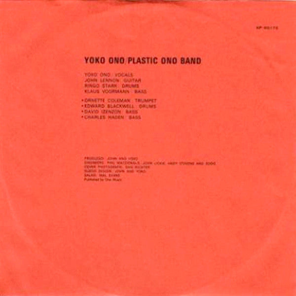 Yoko Ono / Plastic Ono Band