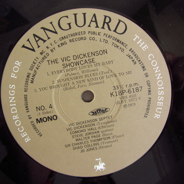 The Vic Dickenson Showcase/The Vic Dickenson Showcase Vol. 2
