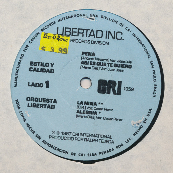Master Release: Estilo y Calidad by Orquesta Libertad