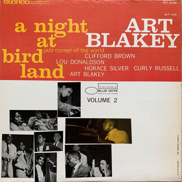 Release: A Night At Birdland, Volume 2-Vinyl-US-1973-BST 81522, BLP 1522-19039333