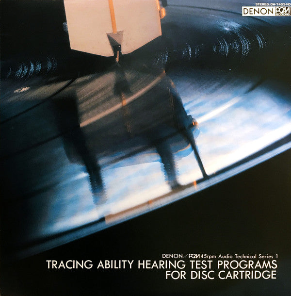 Tracing Ability Hearing Test Programs For Disc Cartridge