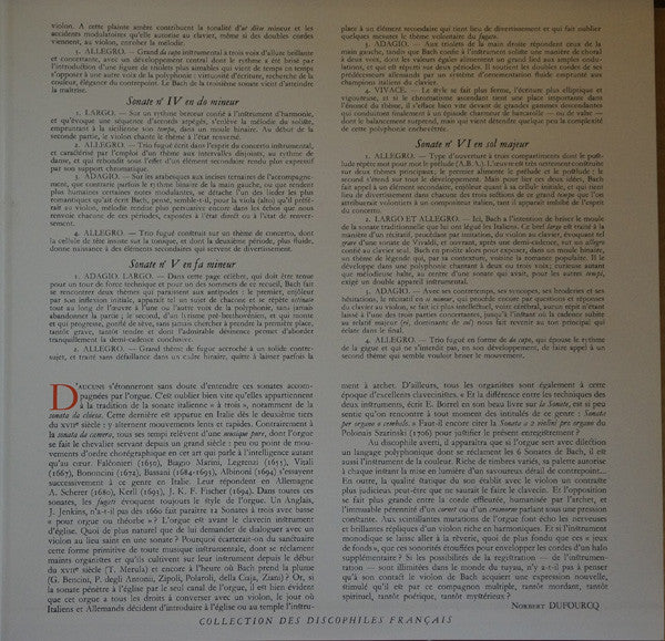 Sonates Pour Clavier Et Violon