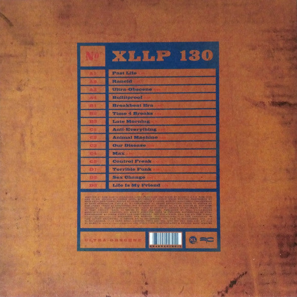 Release: Ultra-Obscene-Vinyl-UK-1999-XLLP 130, XLLP 130-30995482