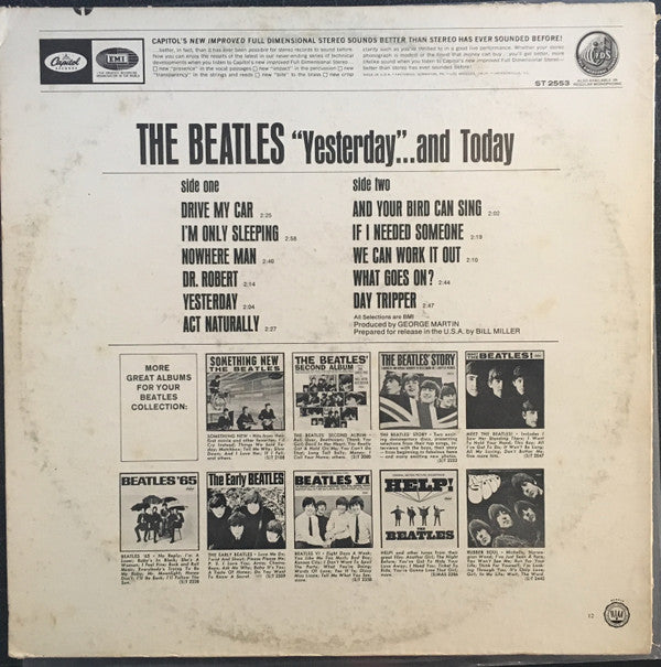 Release: Yesterday And Today-Vinyl-US-1975-ST 2553, ST-2553-12698079