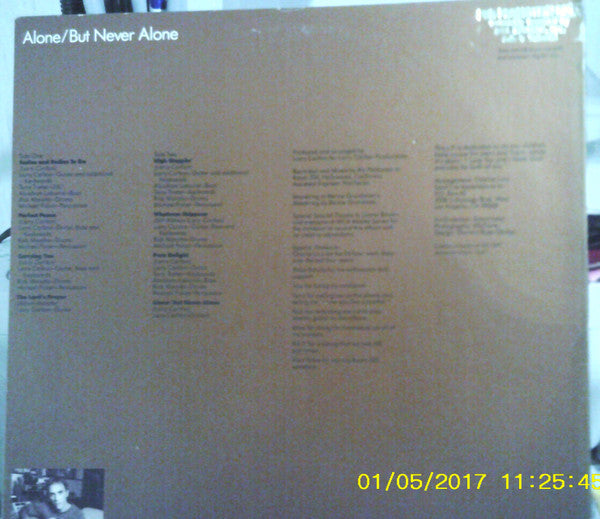 Release: Alone/But Never Alone-Vinyl-US-1986-MCA-5689-14061799