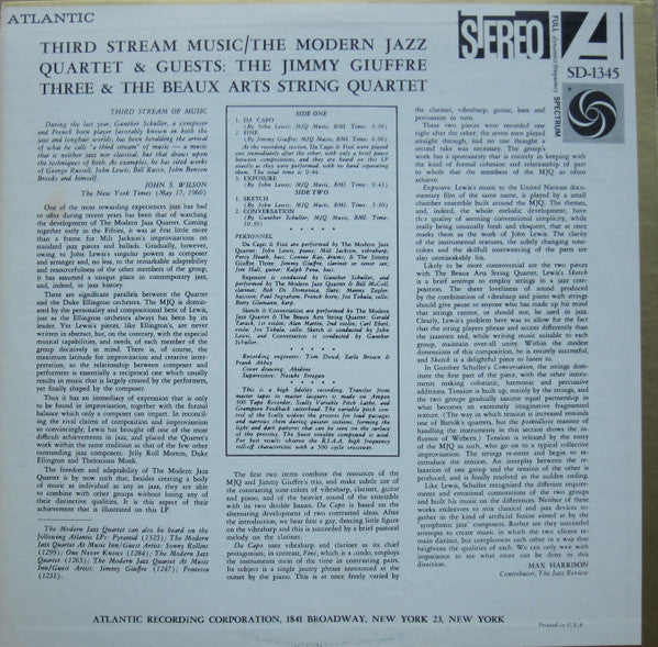 Release: Third Stream Music-Vinyl-US-None-SD 1345, SD-1345-12988630