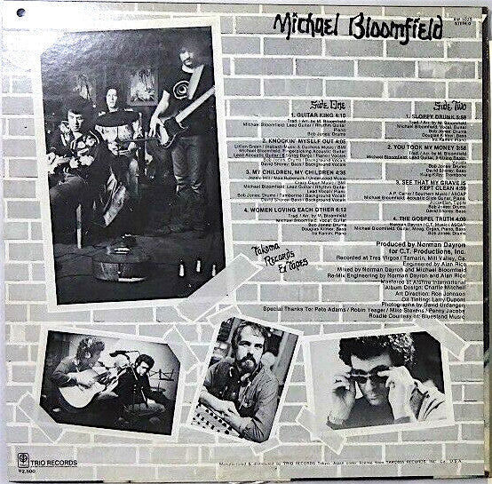 Release: Michael Bloomfield-Vinyl-Japan-1978-AW-1029-22956299