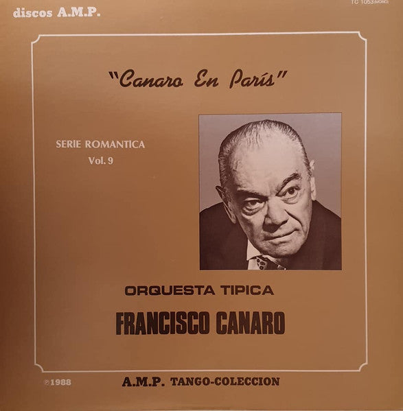 Canaro en Paris - Serie Romantica Vol.9