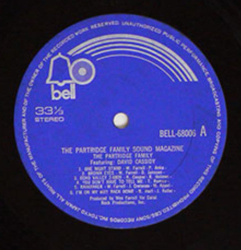 Release: The Partridge Family Sound Magazine-Vinyl-Japan-1971-BELL - 68006-13652607