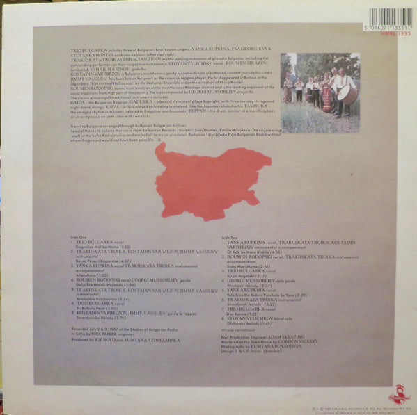 Master Release: Balkana: The Music Of Bulgaria by Various