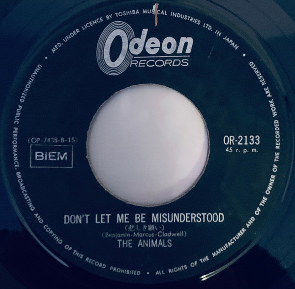 The House Of The Rising Sun / Don't Let Me Be Misunderstood