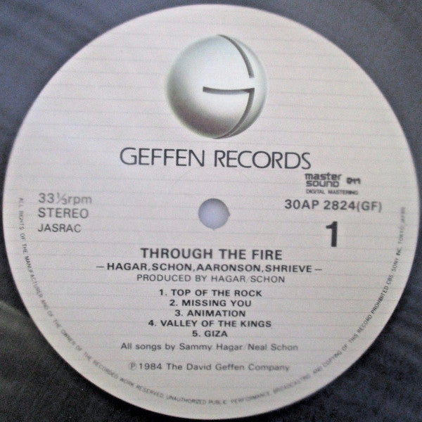 Release: Through The Fire-Vinyl-Japan-1984-30AP 2824-10945341