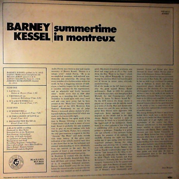 Summertime In Montreux