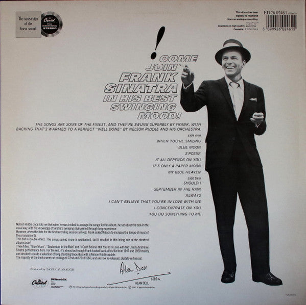 Release: Sinatra's Swingin' Session!!!-Vinyl-UK-1984-ED26 02461-11435988