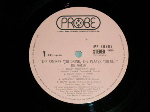 The Smoker You Drink, The Player You Get