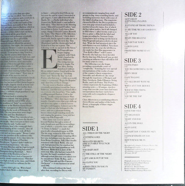 Release: Sings The Cole Porter Song Book-Vinyl-US-1976-VE-2-2511-13057218