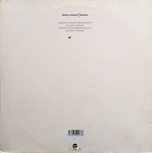 Release: Bushes-Vinyl-UK-2000-CMC73-4134
