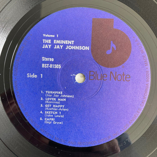 The Eminent Jay Jay Johnson Volume 1