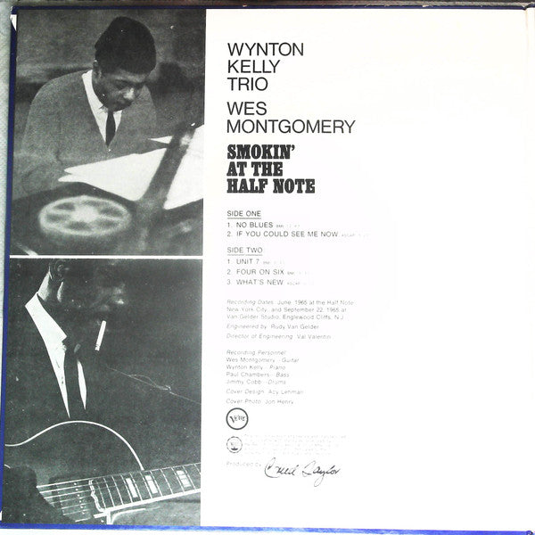 Smokin' At The Half Note = ハーフ・ノートのウェス・モンゴメリーとウィントン・ケリー