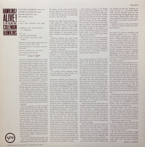 Release: Hawkins! Alive! At The Village Gate-Vinyl-Japan-1981-18MJ 9015-10447625