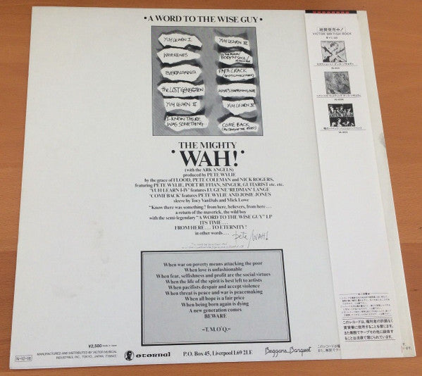 A Word To The Wise Guy