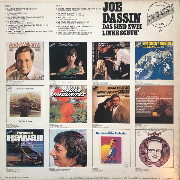 Master Release: Das Sind Zwei Linke Schuh' by Joe Dassin