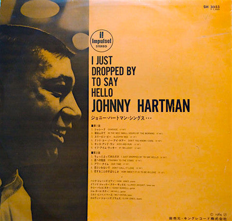 Release: I Just Dropped By To Say Hello-Vinyl-Japan-1964-SH-3033-11133141