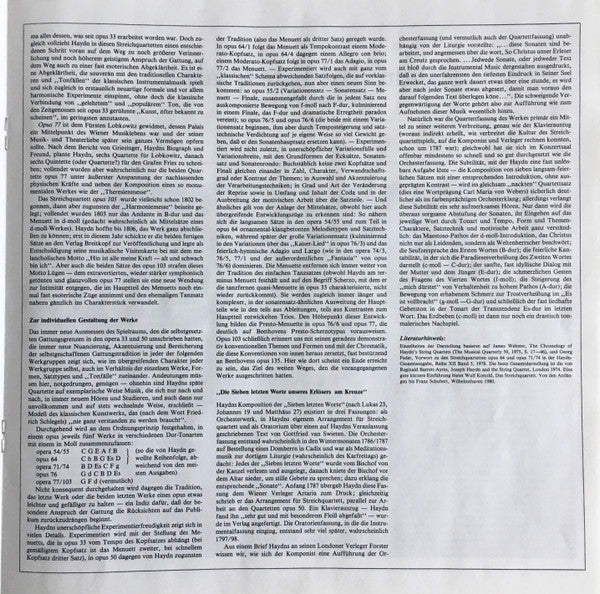 Streichquartette Opp. 51, 54, 55, 64, 71, 74, 76, 77 & 103