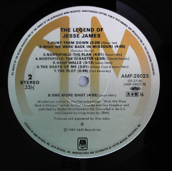 The Legend Of Jesse James