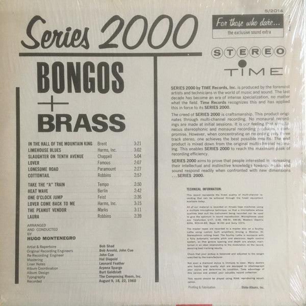 Master Release: Bongos And Brass by Hugo Montenegro And His Orchestra